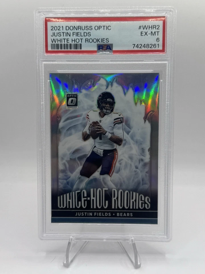 2021 Panini Donruss Optic - White Hot Rookies Justin Fields #WHR-2 (RC) - Image 1 of 1