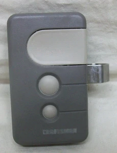 Sears Craftsman OEM 315 3-Button Beige Remote Control + Visor Clip Garage Door - Picture 1 of 2