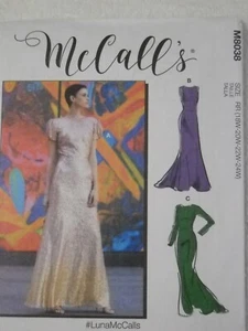 Kleid besondere Anlässe Damen Gr. 18W-24W McCall 8038 Schnittmuster * - Bild 1 von 2
