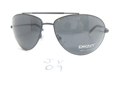 Gafas de sol DKNY Aviator Double Bridge en negro unisex (JV-09) Foto 1 de 4