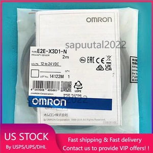 1PC NEW Omron E2E-X3D1-N 2M Proximity Sensor 12~24VDC FAST SHIP - Picture 1 of 3