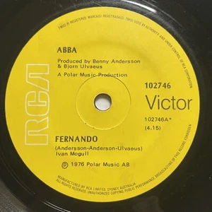 Abba Fernando Vinyl Record 7” 45 RPM 102746 RCA Victor 1976 Original - Picture 1 of 24