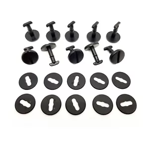 10x Fussmatten Halter Clips BMW - E32, E38, E39, E46, X3, X5 Fußmatten klips - Bild 1 von 4