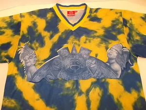 SPORTSPORT GELB & BLAU FUTBOL FUSSBALL TRIKOT HERREN M - Bild 1 von 1