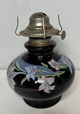 Vintage Oil Kerosene Hurricane Lamp Kaadan Ltd Ceramic Base 14.5" 1980