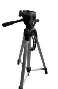 Amazon Basics 60-Inch Lightweight Tripod with Bag in Black/Silver - Picture 1 of 2