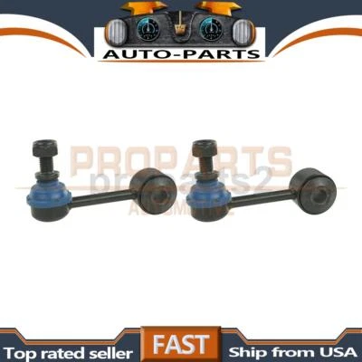 2 eslabones de extremo de barra estabilizadora trasera Mevotech para Ford Fusion 2012 2011 2010 2009 Foto 1 de 4