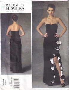 Vogue Designer Sewing Pattern V1426 Badgley Mischka Misses Lined Dress Sz 14-22 - Picture 1 of 2