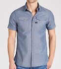 T-shirt SS homme rincé bleu Tocoma 2 poches G-Star Raw S neuf avec étiquettes top jumper t-shirt