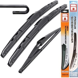 Tergicristallo ibrido anteriore + posteriore adatto per Nissan Note|E11 E12|2005-2016 - Foto 1 di 9