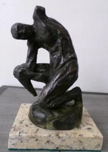 ESCULTURA DE BRONCE HENRI MATISSE " L’écorché, d’après Puget " FIRMADA Y NUMERADA - Imagen 1 de 6