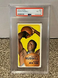 1970 Topps #95 - CAZZIE RUSSELL - PSA 4 VG-EX - NY New York - Picture 1 of 2