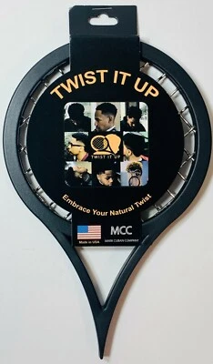 Twist It Up Comb Embrace Natural Twist Colors Black, Red, Blue, & Yellow NEW - Image 1 of 2