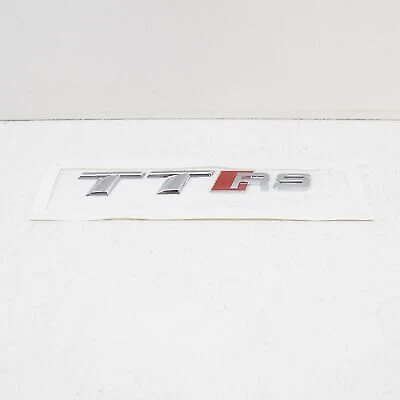 Insignia emblema TTRS trasero AUDI TT RS FV MK3 8S08537402ZZ NUEVO GENUINO Foto 1 de 1