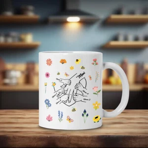 Personalized Mimi Holding Our Hands Gift For Nana Mimi Grandma Mother's Day Mug - Picture 1 of 10