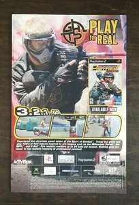 Videojuego Greg Hastings Tournament Paintball Playstation 2 2006 anuncio de página completa - Imagen 1 de 1