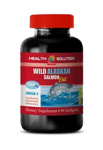 Cápsulas blandas de aceite de pescado - ALASKA SALMON OIL 2000MG - ácidos grasos para la salud del corazón 1B - Imagen 1 de 6