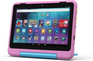 Amazon Fire HD8 Kids Pro | Age 6–12 | 3GB | 32GB \ Jungle Cat \ 2024 \ RRP £ 149 - Picture 1 of 6