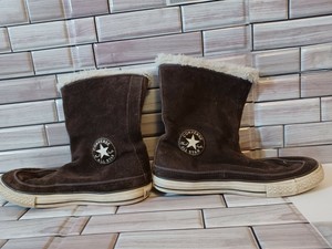 Las mejores ofertas en Parte superior de cuero Marrón Converse Botas Para  Mujeres | eBay