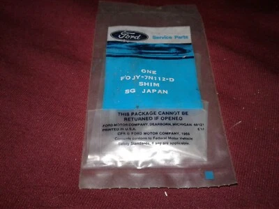 1990 - 92 Mercury Capri 轴推力间隔垫片 - 0.0445 毫米 -- F0JY-7N112-D — 第 1/3 张图片