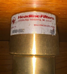 Headline Filters B360-80C 1/4” NPT Brass Coalescing Filtration 250 PSIG - Picture 1 of 5