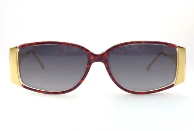 occhiali da sole Safilo vintage donna modello Emozioni 335 colore oro/tart.rosso - Immagine 1 di 4