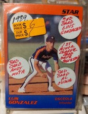 1989 Star Co Osceola Astros minor league TEAM SET  Luis Gonzalez COMPLETE  NEW