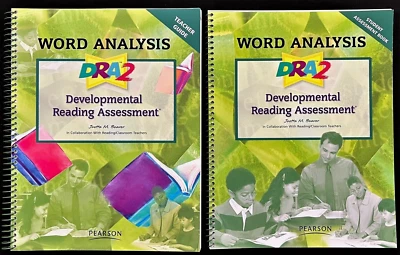 DRA2 -WORD ANALYSIS (Develop. Reading Assessment) TCH GUIDE & STUDENT ASSESSMENT - Image 1 of 4