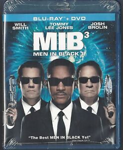 Hommes en noir 3 (2012, collection 2 disques, Blu-ray + DVD) avec housse
