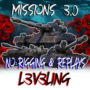 WoT World of Tanks 🔥 BLACK ROCK✅ PERSONAL MISSIONS 3.0✅ EU/NA✅ NO RIGGING✅ - Picture 1 of 1