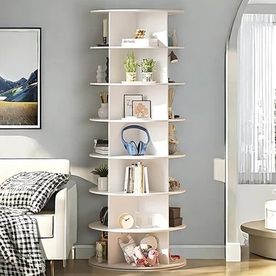 Drehbares Schuhregal mit 6/7 Ebenen, drehbares 360°Schuhregal,Schuhschrank - Bild 1 von 4