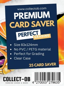 50x Premium Card Saver - Semi - Card Holders Saver für Grading - TCG - Pokemon - Picture 1 of 5