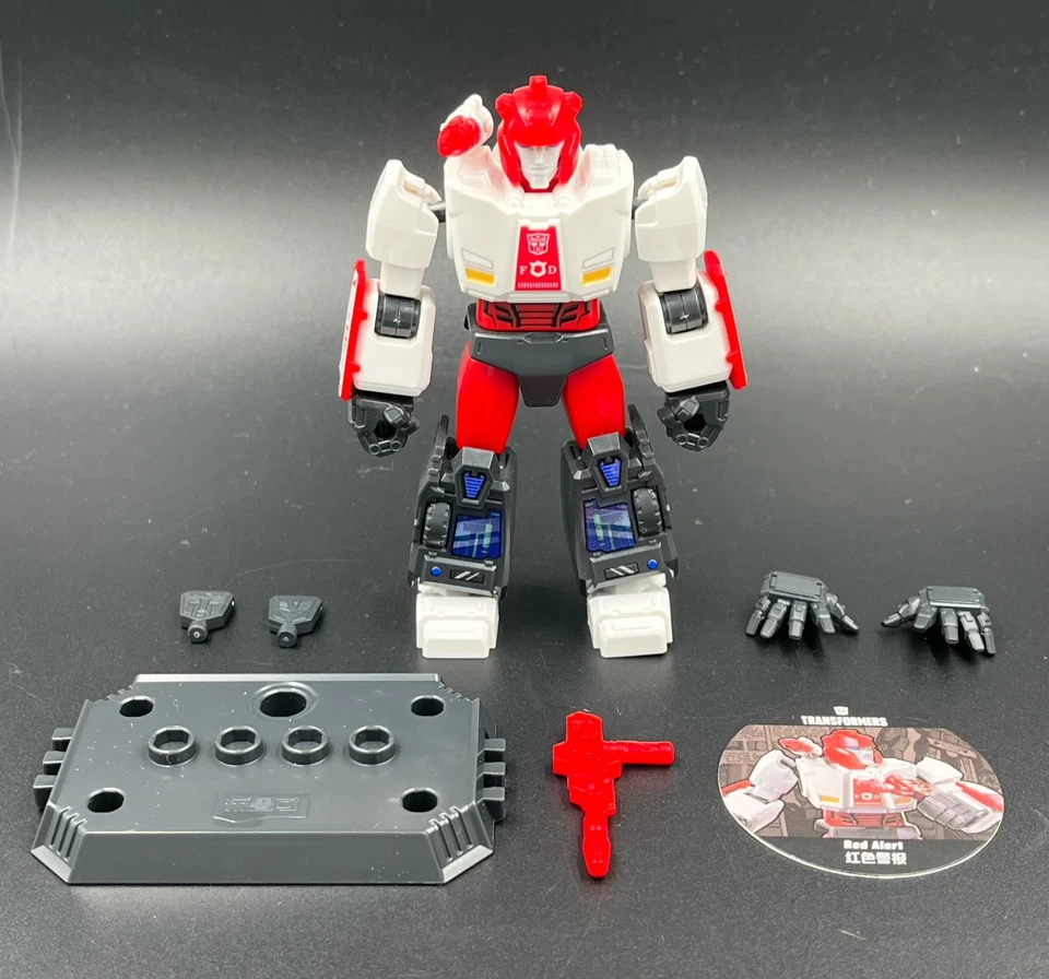 Red Alert Transformers Blokees Galaxy Versión G1 Autobot Construido Completo Foto 1 de 1