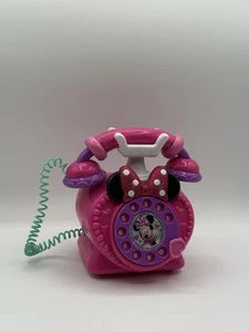 Telefono Disney Minnie Mouse Rosa Happy Helpers Giocattolo Parlante (Testato/Funzionante) - Foto 1 di 5