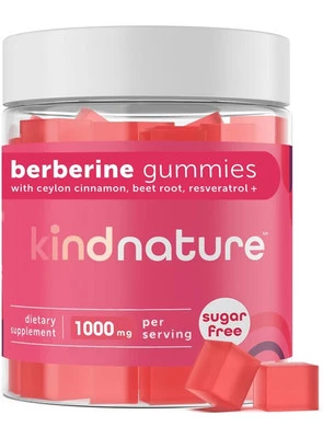 Gomitas de berberina Kind Nature 1000 mg  Foto 1 de 4