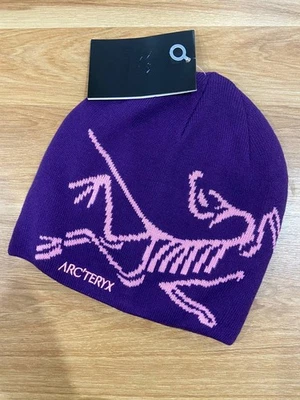 Arc'teryx Cabeza de Pájaro Toque Lana Merino Gorro Púrpura Invierno Exterior Sombrero Nuevo con Etiquetas Foto 1 de 4