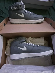 Nike Air Force 1 Jewel QS Mid NYC Cool Grey Brand New Unworn Size 12 - Picture 1 of 8