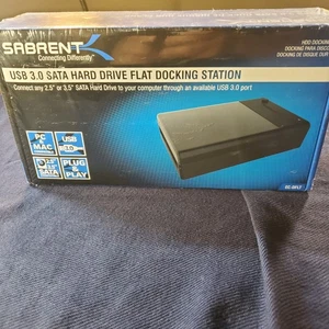 Sabrent USB 3.0 SATA Extrnl Hard Drive flat Docking Station  - Picture 1 of 10