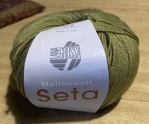 LANA GROSSA MEILENWEIT SETA SILK WOOL BLEND SOCK YARN 28 - Picture 1 of 1