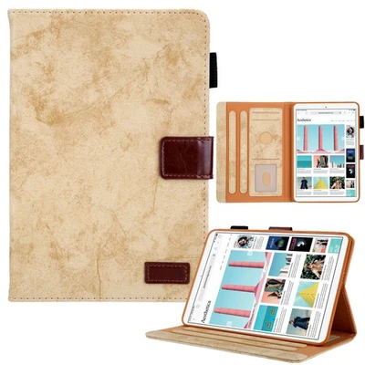 Funda de cuero con soporte abatible para iPad 5º 6º 7º 8º 9º Generación 10,2" Mini Foto 1 de 4