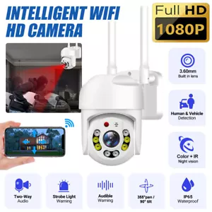 YCC365 Plus Wireless Camera WiFi 1080P PTZ IP Camera Home Surveillance Security - Picture 1 of 13