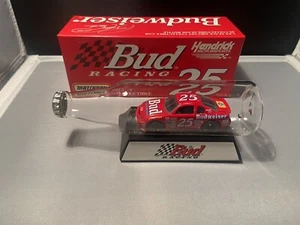 Matchbox Ricky Craven Bud Racing #25 Chevy Monte Carlo 1:64 Scale Glass Bottle - Picture 1 of 6