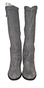 Botas Mujer Remi Cremallera Hasta la Rodilla Talla 7 Gris - Imagen 1 de 9