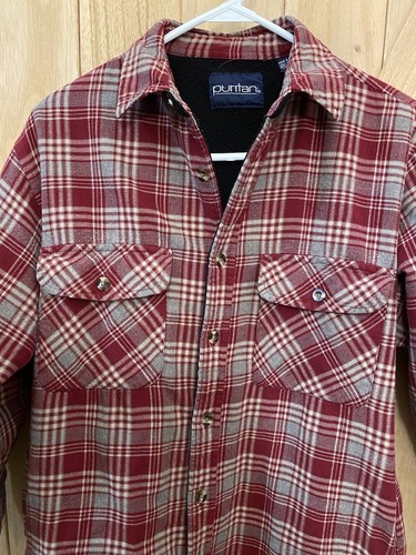 VETEMENTS Giacca Puritan uomo quadri quadri piccola lavoro esterno isolata foderata perfette condizioni