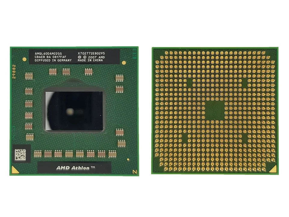 AMD ATHLON 64 X2 QL-60 1.90GHZ S1G2 2-CORE LAPTOP CPU PROCESSOR AMQL60DAM22GG - Image 1 of 1