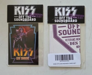 Kiss Off the Soundboard Des Moines Sealed Cards Relics - Picture 1 of 1