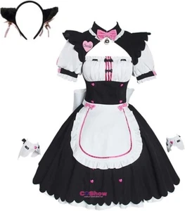 Nekopara Anime Cosplay Women Full Set Cat Girl Maid Servant/Vanilla/Choco SZ XXL - Picture 1 of 6