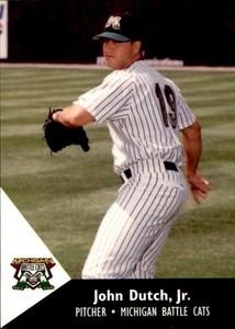 1995 Michigan Battle Cats Team Issue #10 John Dutch Jr Laurinburg Laurel Hill NC