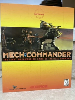Mech Commander (PC, 1998) The Original Big Box Release - New & Sealed - Image 1 of 4
