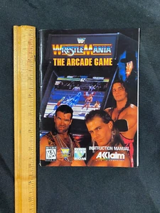 WWF Wrestlemania 1995 The Arcade Juego PC Instrucciones Manual Folleto NH 10523 - Imagen 1 de 3